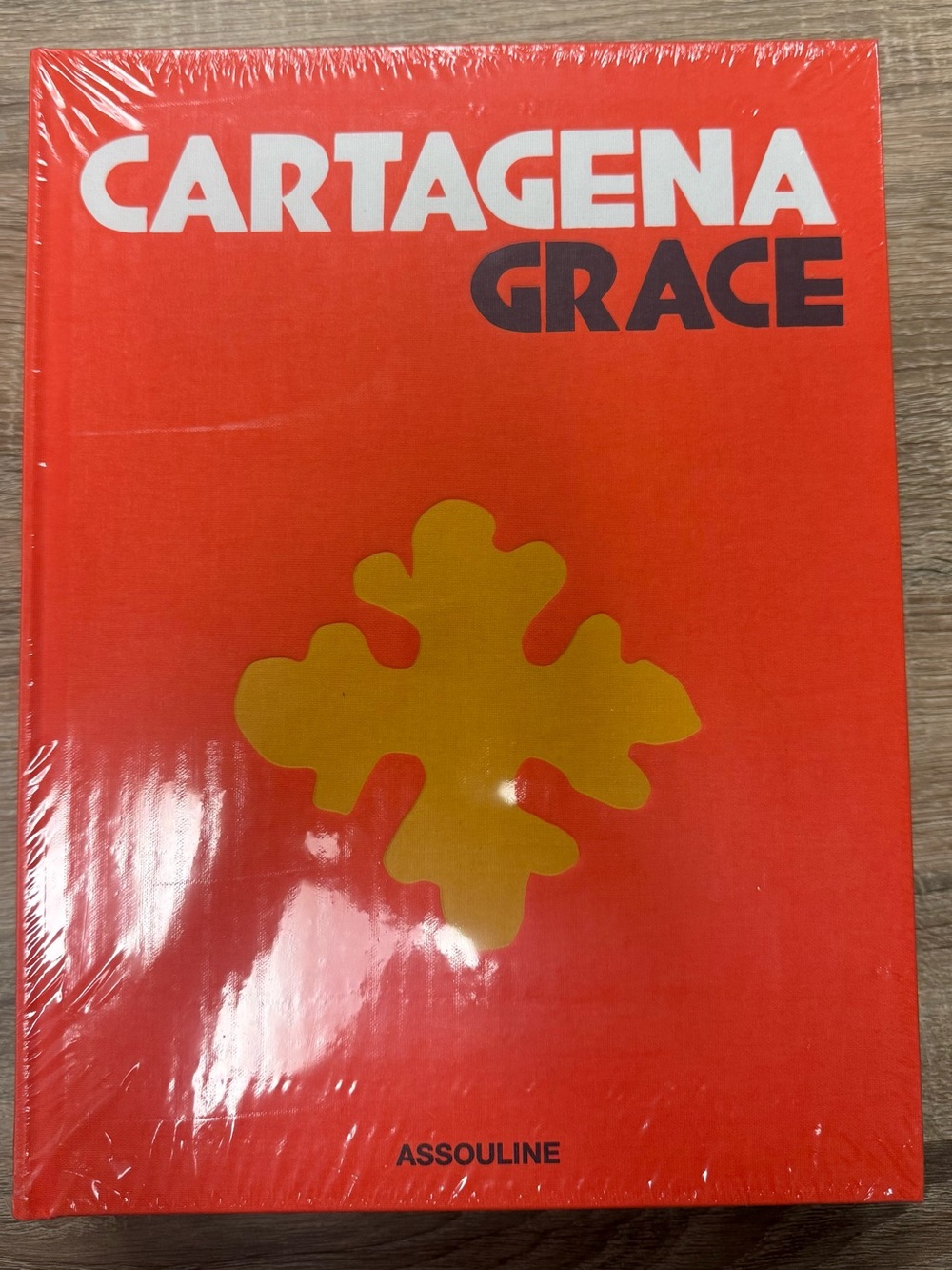 Assouline Cartagena Grace Hardcover - Red & Gold Accent